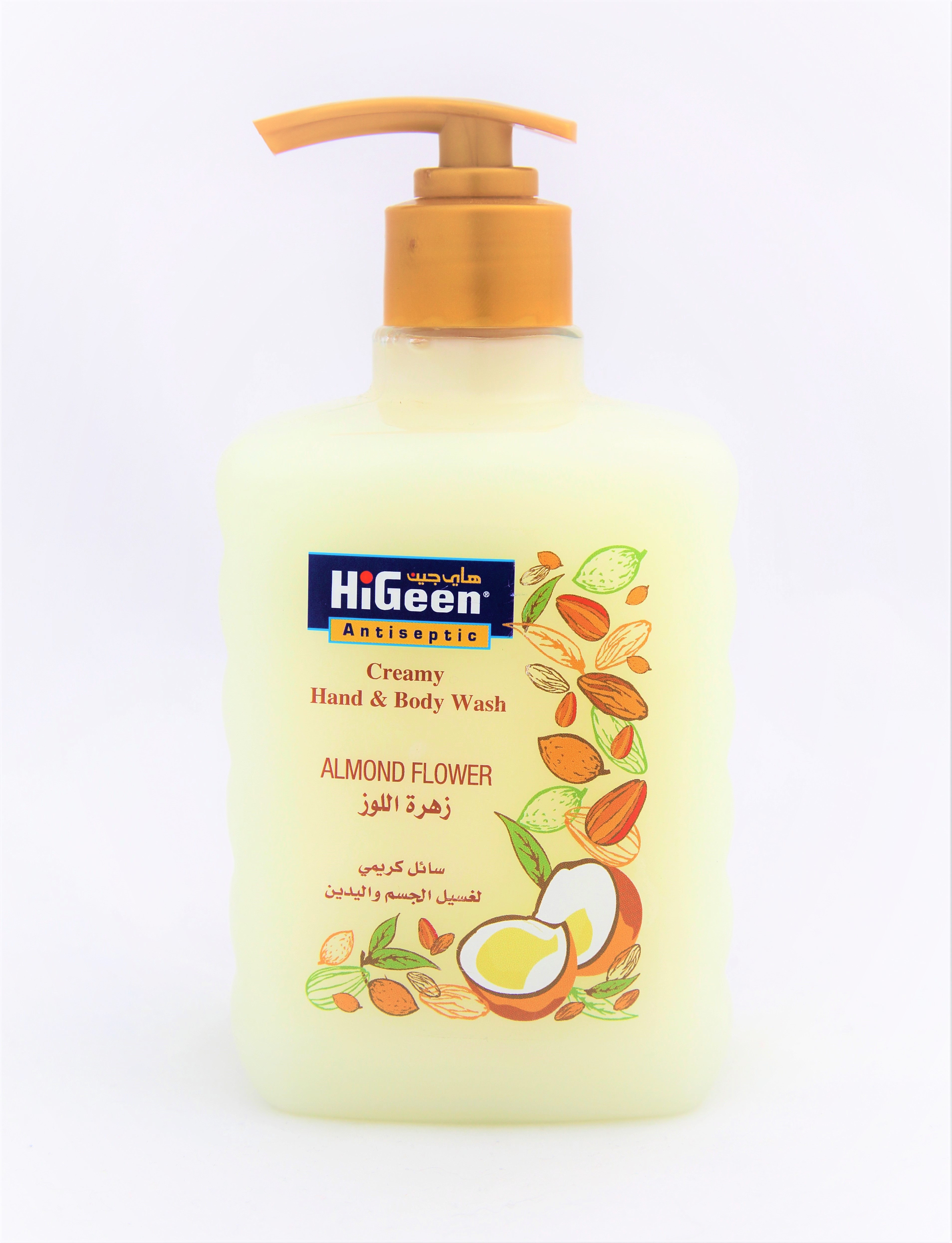HiGeen Creamy Hand & Body Wash Almond Flower 